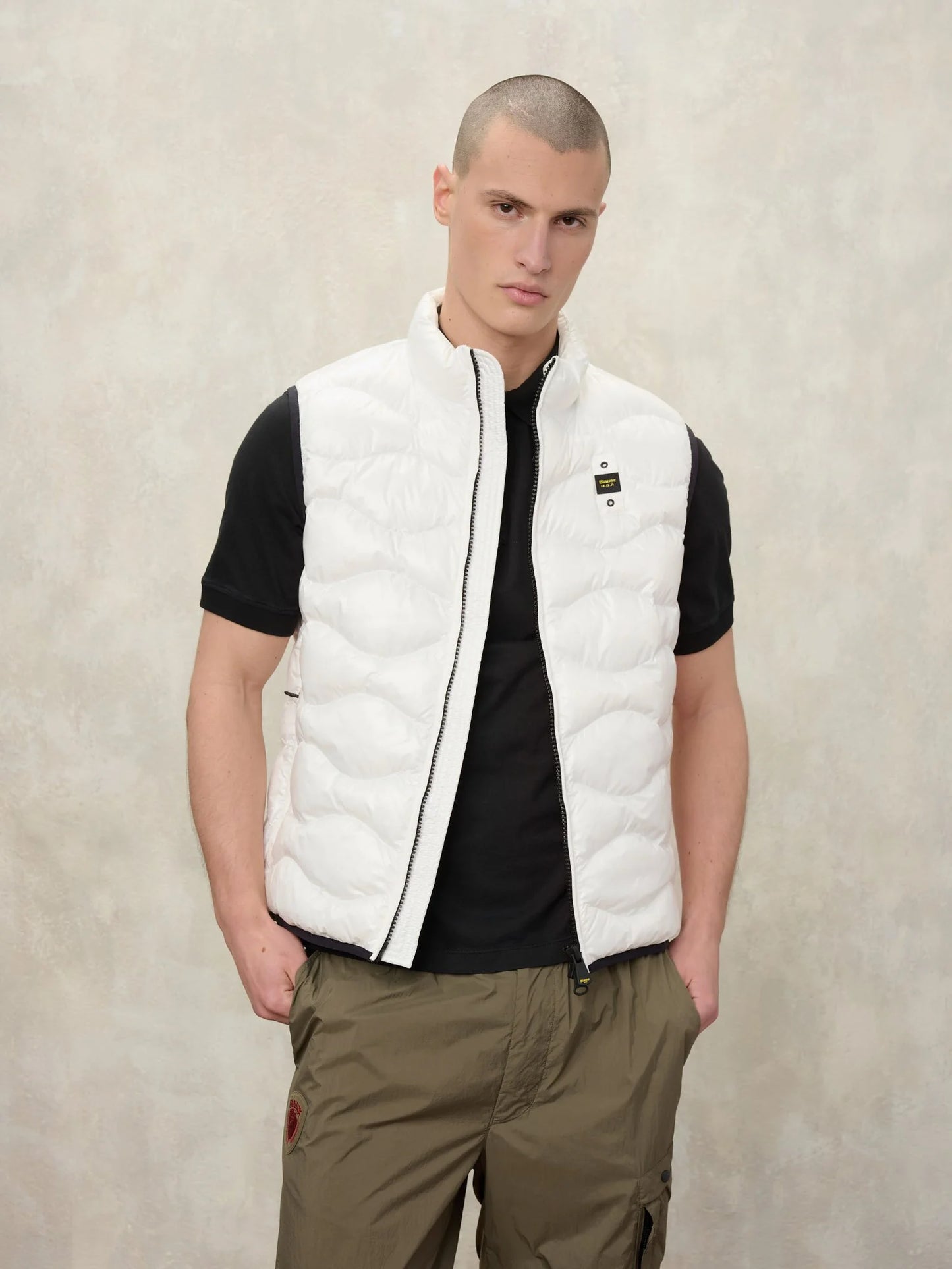 BLAUER SMANICATO AD ONDE DANNY 26SBLUX02184-005958 BIANCO