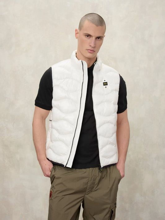 BLAUER SMANICATO AD ONDE DANNY 26SBLUX02184-005958 BIANCO