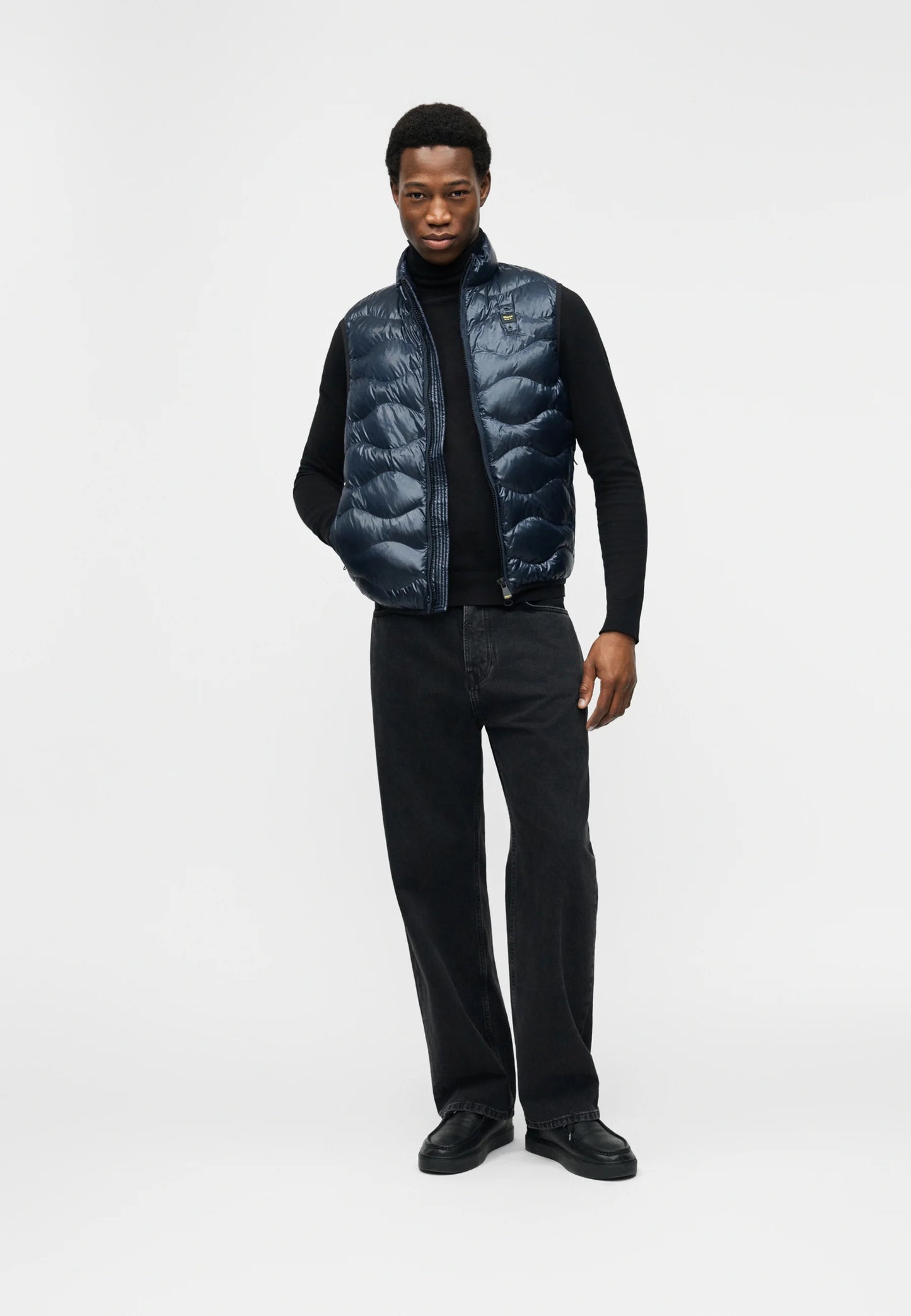 BLAUER SMANICATO AD ONDE DANNY 26SBLUX02184-005958 BLU