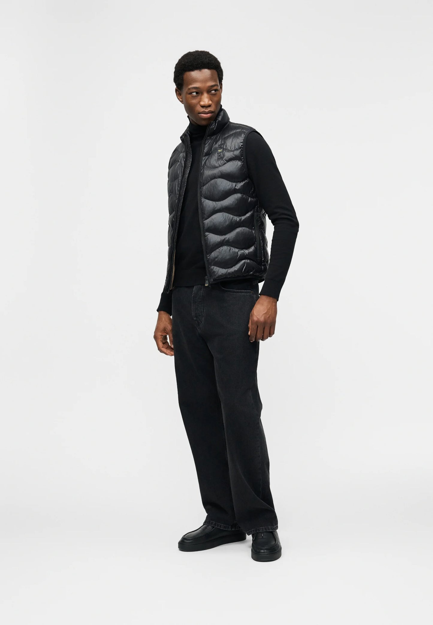 BLAUER SMANICATO AD ONDE DANNY 26SBLUX02184-005958 NERO