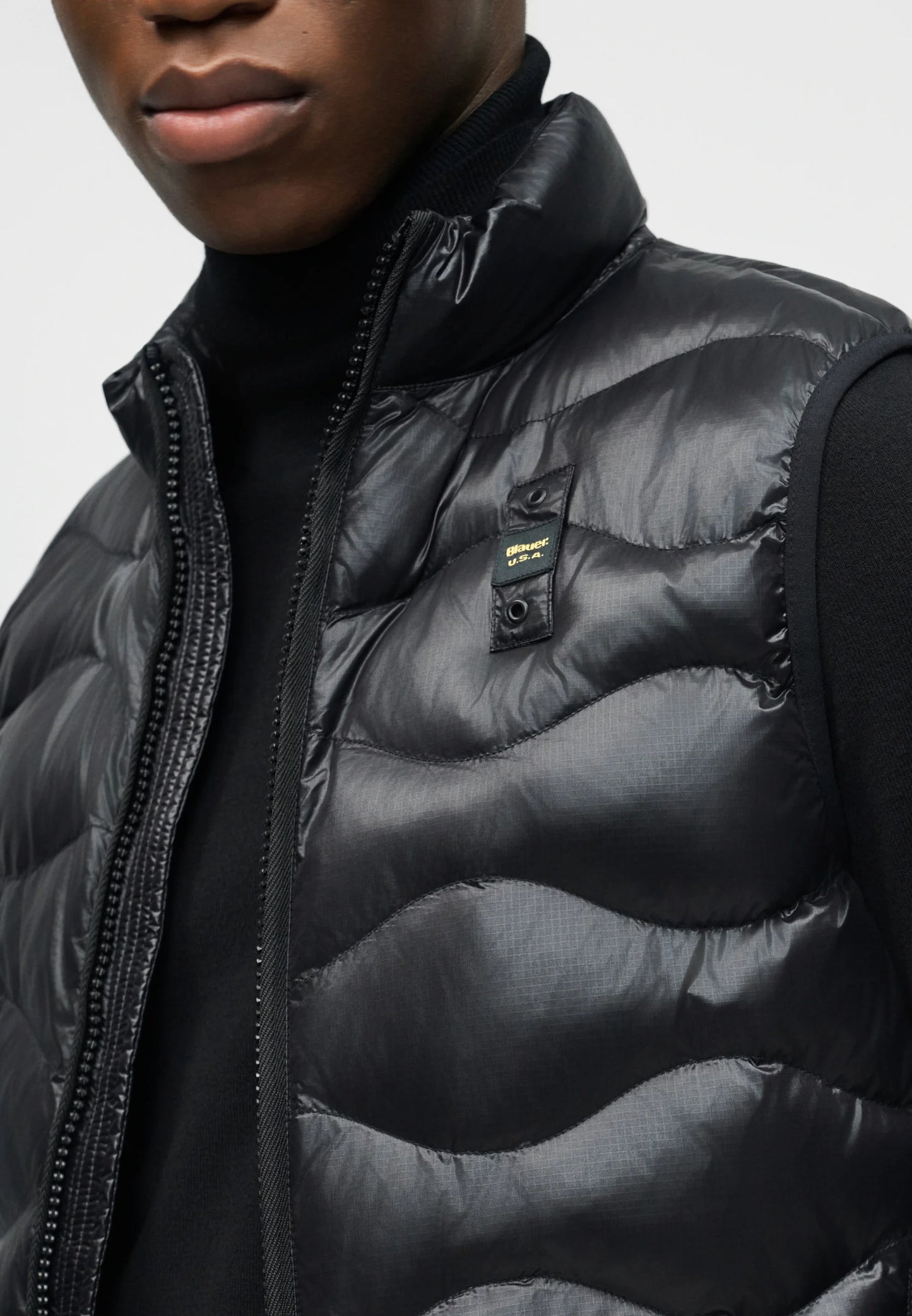 BLAUER SMANICATO AD ONDE DANNY 26SBLUX02184-005958 NERO