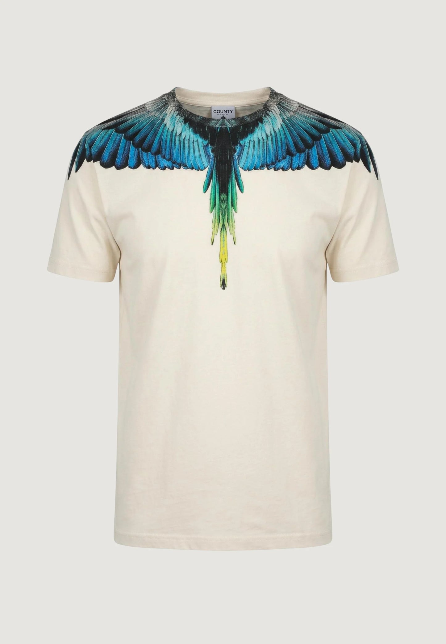 MARCELO BURLON T-SHIRT MEZZA MANICA COUNTY OF MILAN BIANCA