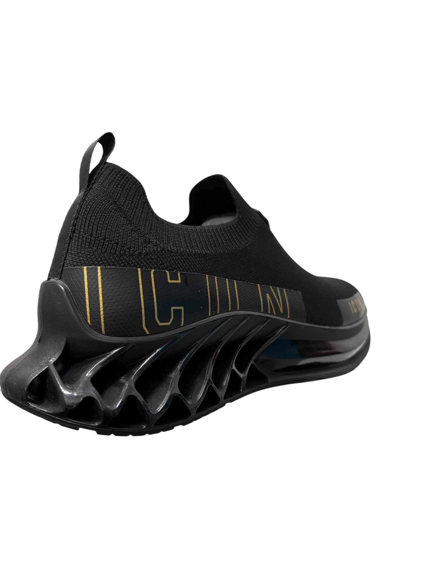 ICON SCARPE UOMO SNEAKERS SLIP ON ICO5516 NERO/ORO