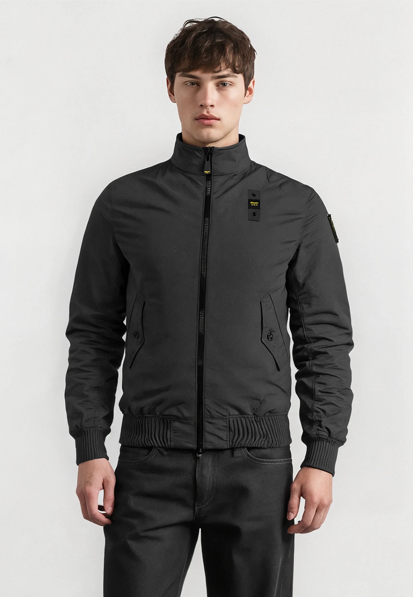 BLAUER BOMBER LEGGERO SFODERATO ALWIN 26SBLUC04201-007124 NERO