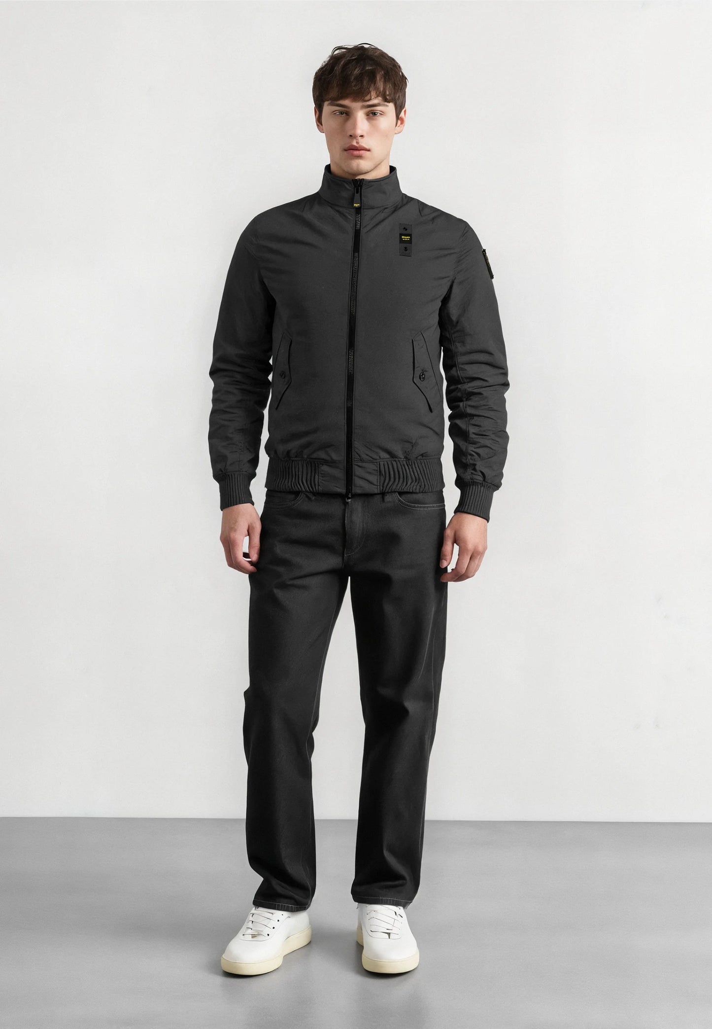 BLAUER BOMBER LEGGERO SFODERATO ALWIN 26SBLUC04201-007124 NERO