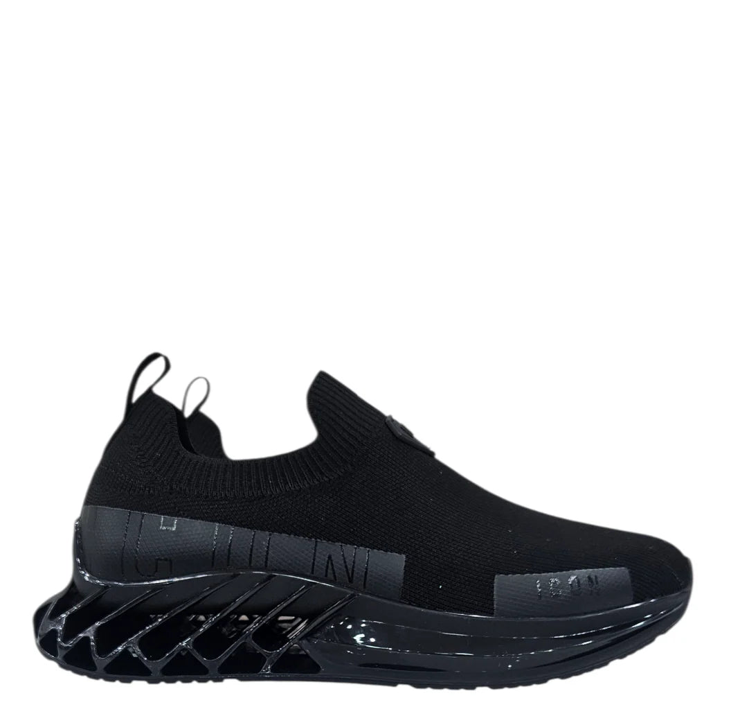 ICON SCARPE UOMO SNEAKERS SLIP ON ICO5516 NERO/NERO