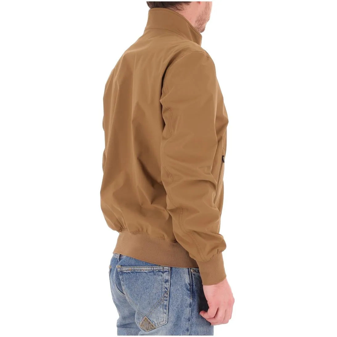 BLAUER BOMBER CON CUCITURE NASTRATE ANSON 26SBLUC11231-006787 NOCCIOLA