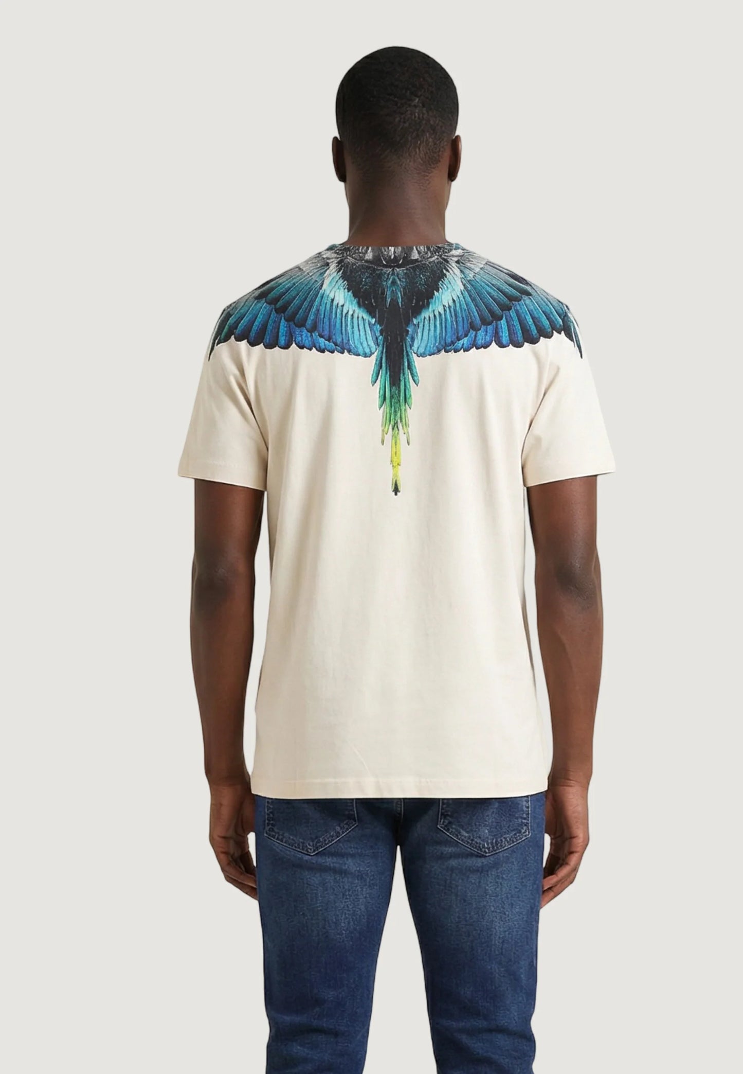 MARCELO BURLON T-SHIRT MEZZA MANICA COUNTY OF MILAN BIANCA