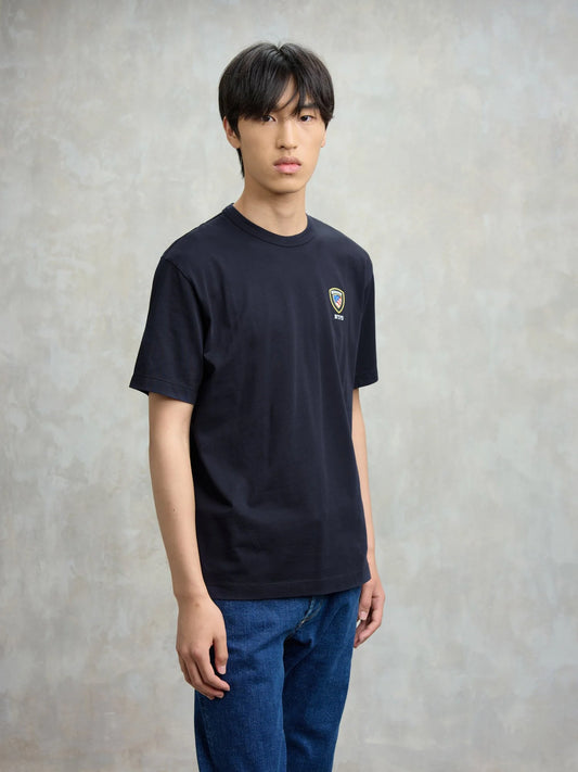 BLAUER T-SHIRT FAXON 2284-7480 MEZZA MANICA BLU