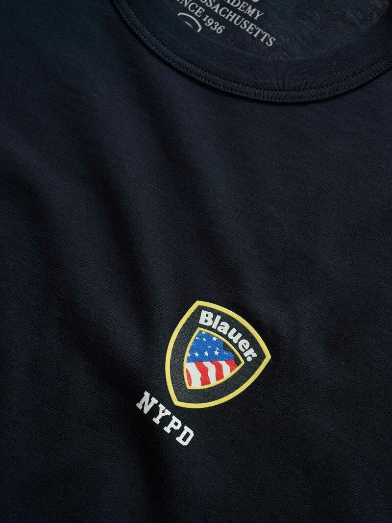 BLAUER T-SHIRT FAXON 2284-7480 MEZZA MANICA BLU