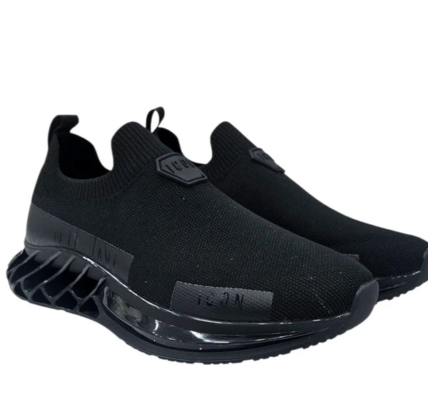 ICON SCARPE UOMO SNEAKERS SLIP ON ICO5516 NERO/NERO