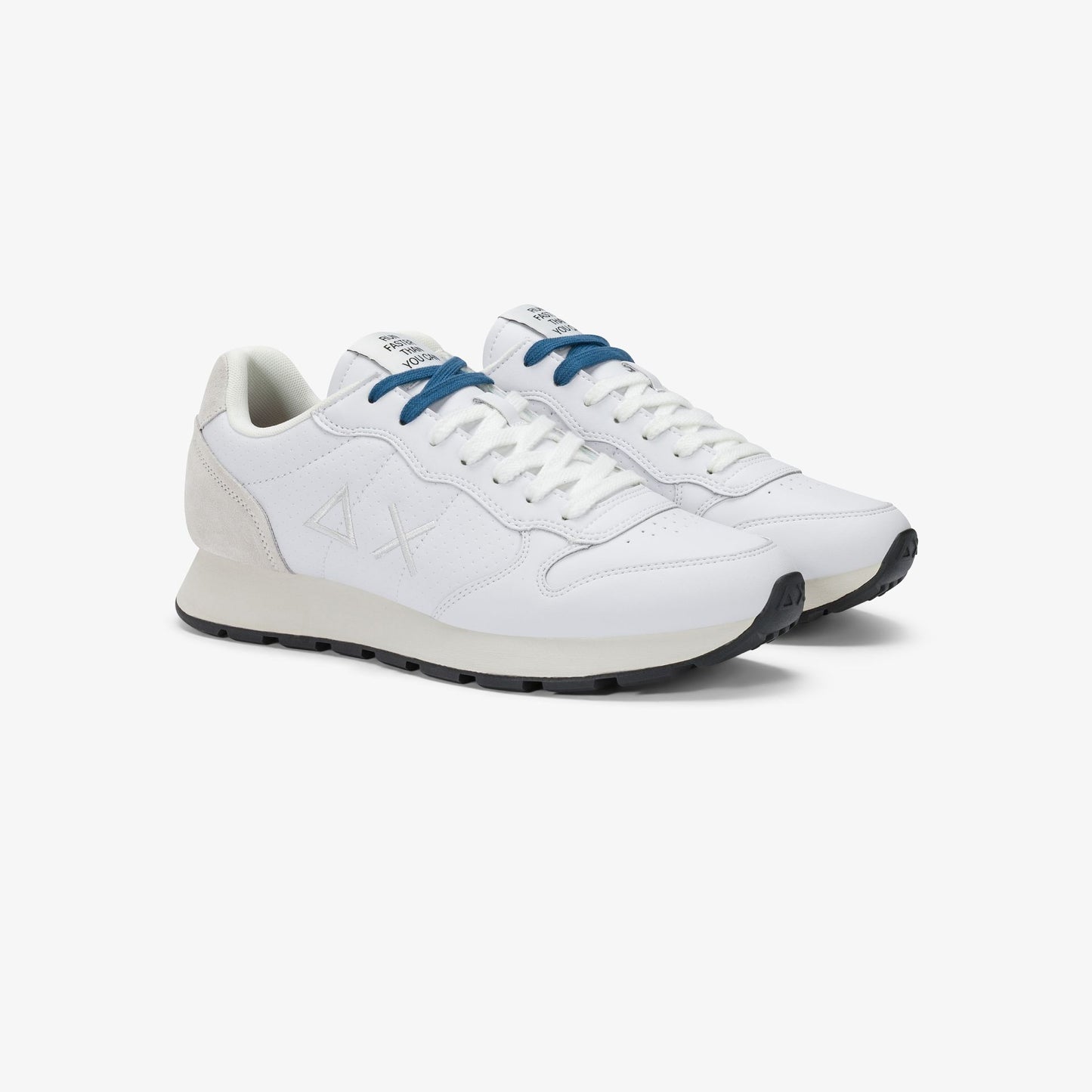 SUN 68 SCARPE Sneaker Tom Classic in pelle bianco