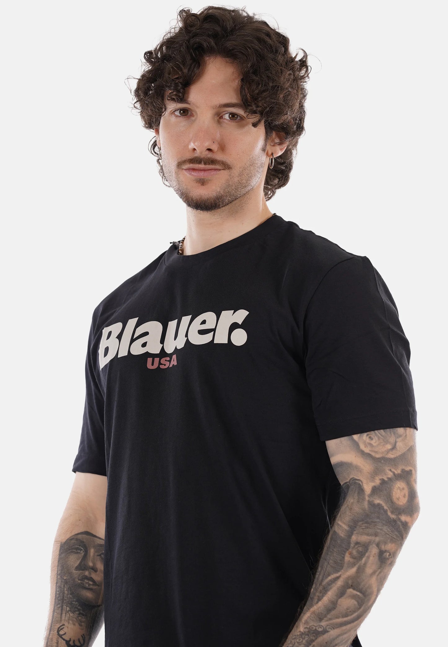 BLAUER T-SHIRT ERNST 2299-7439 MEZZA MANICA NERO 999