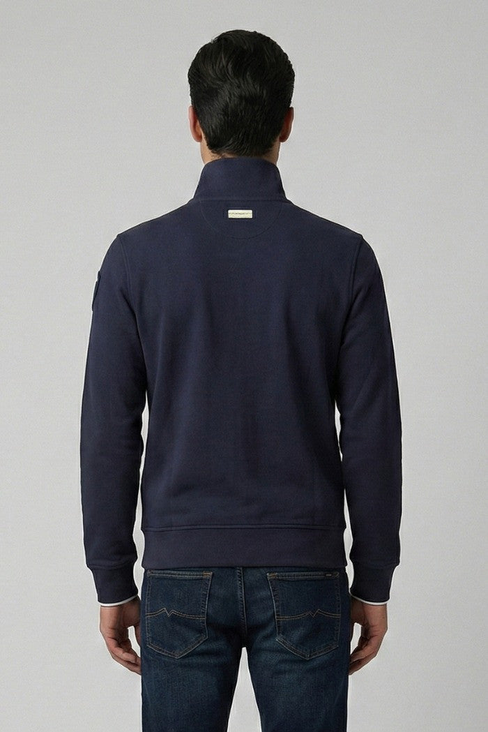 BLAUER FELPA CITY NEW 1239-6804 CON ZIP BLU 888