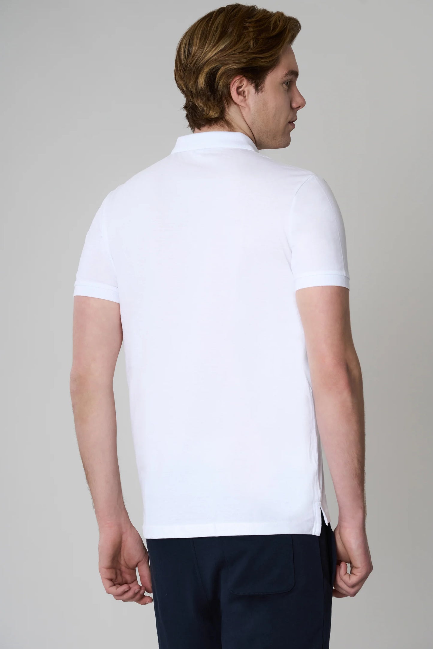 POLO UOMO US POLO ASSN IN COTONE PIQUET BIANCO
