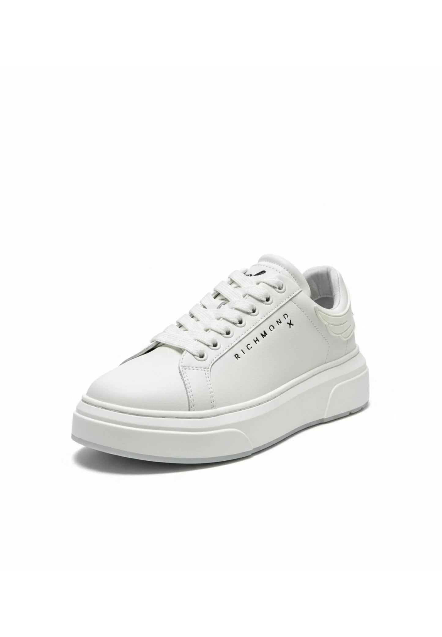 RICHMOND SCARPE SNEAKERS UOMO IN PELLE TOTAL WHITE BIANCO