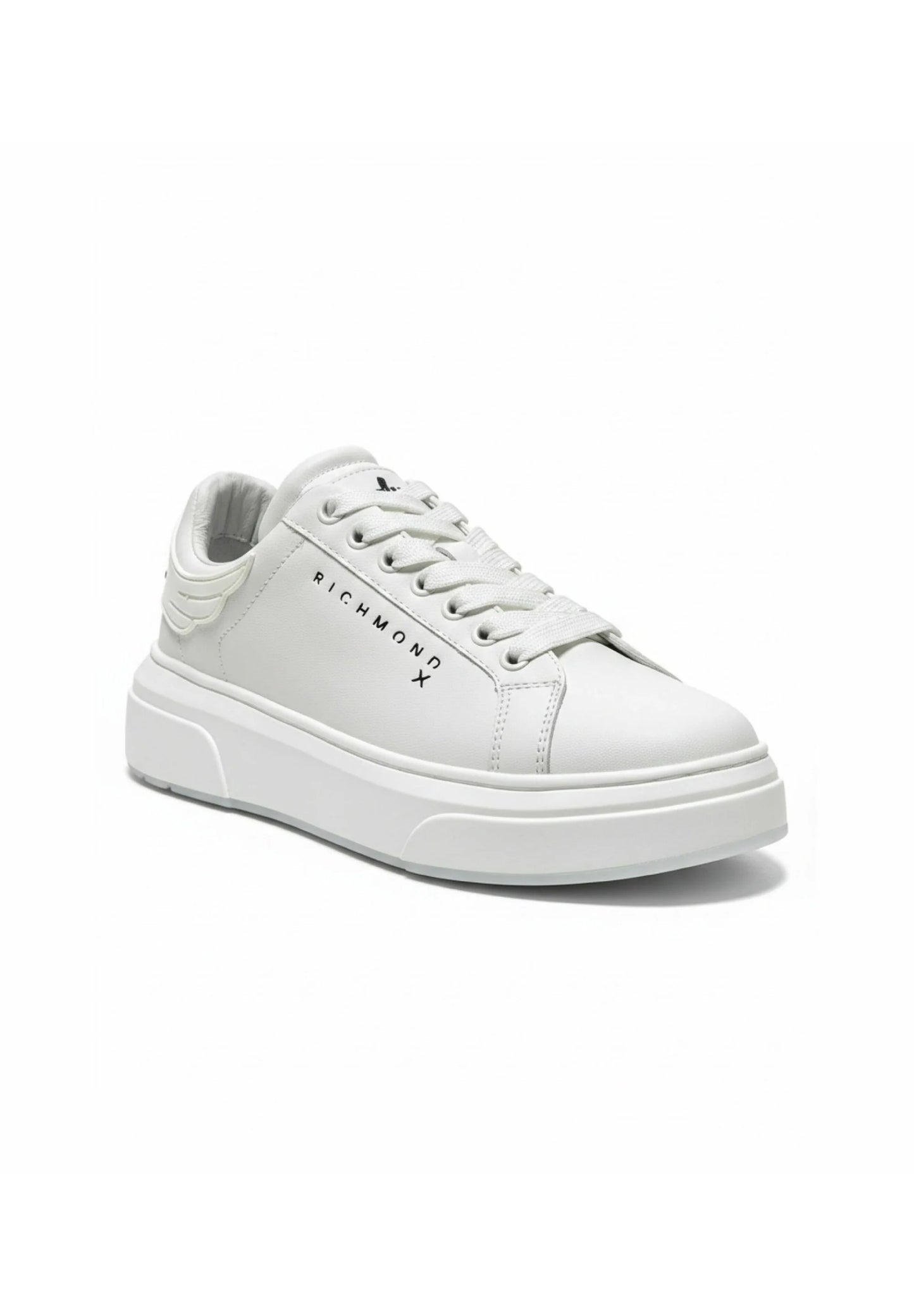 RICHMOND SCARPE SNEAKERS UOMO IN PELLE TOTAL WHITE BIANCO