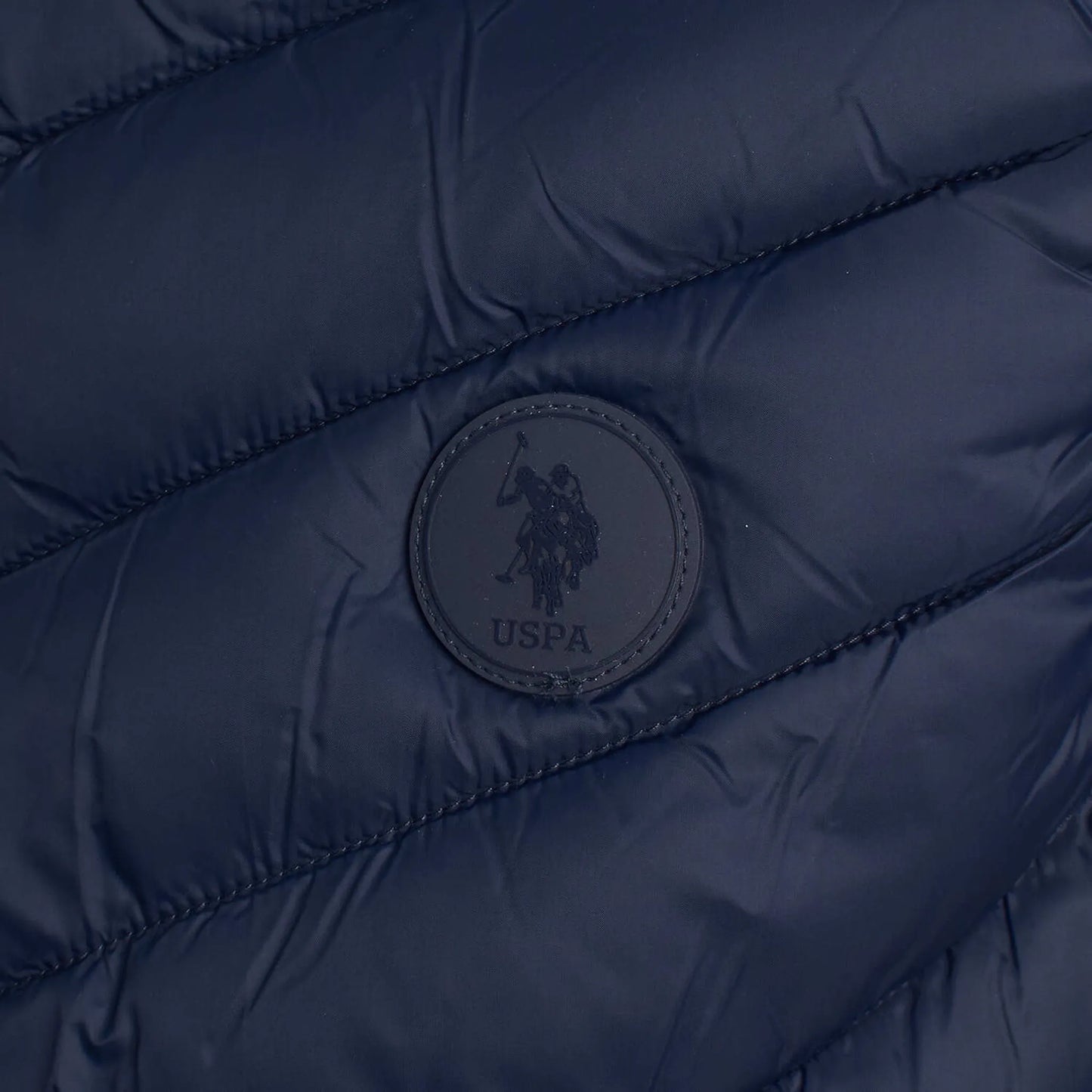 SMANICATO US POLO ASSN GILET ULTRA LIGHT FULL ZIP BLU