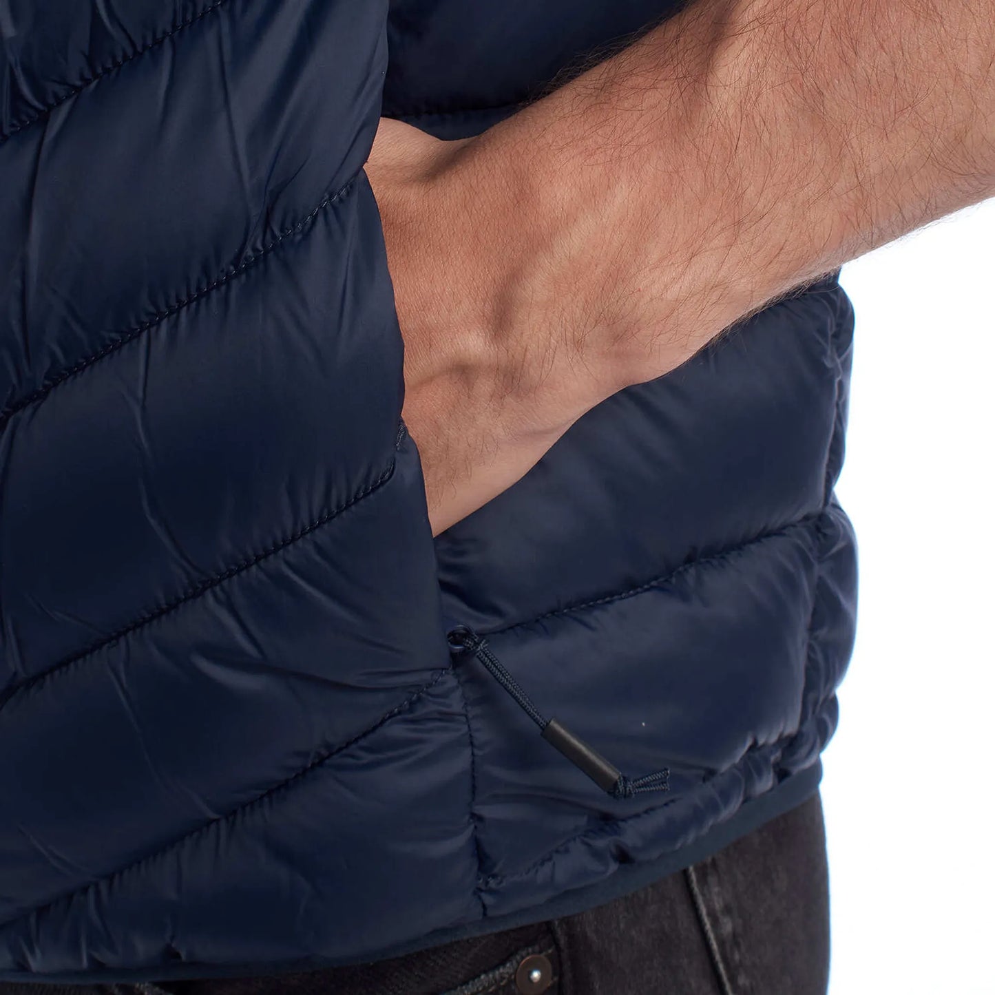 SMANICATO US POLO ASSN GILET ULTRA LIGHT FULL ZIP BLU