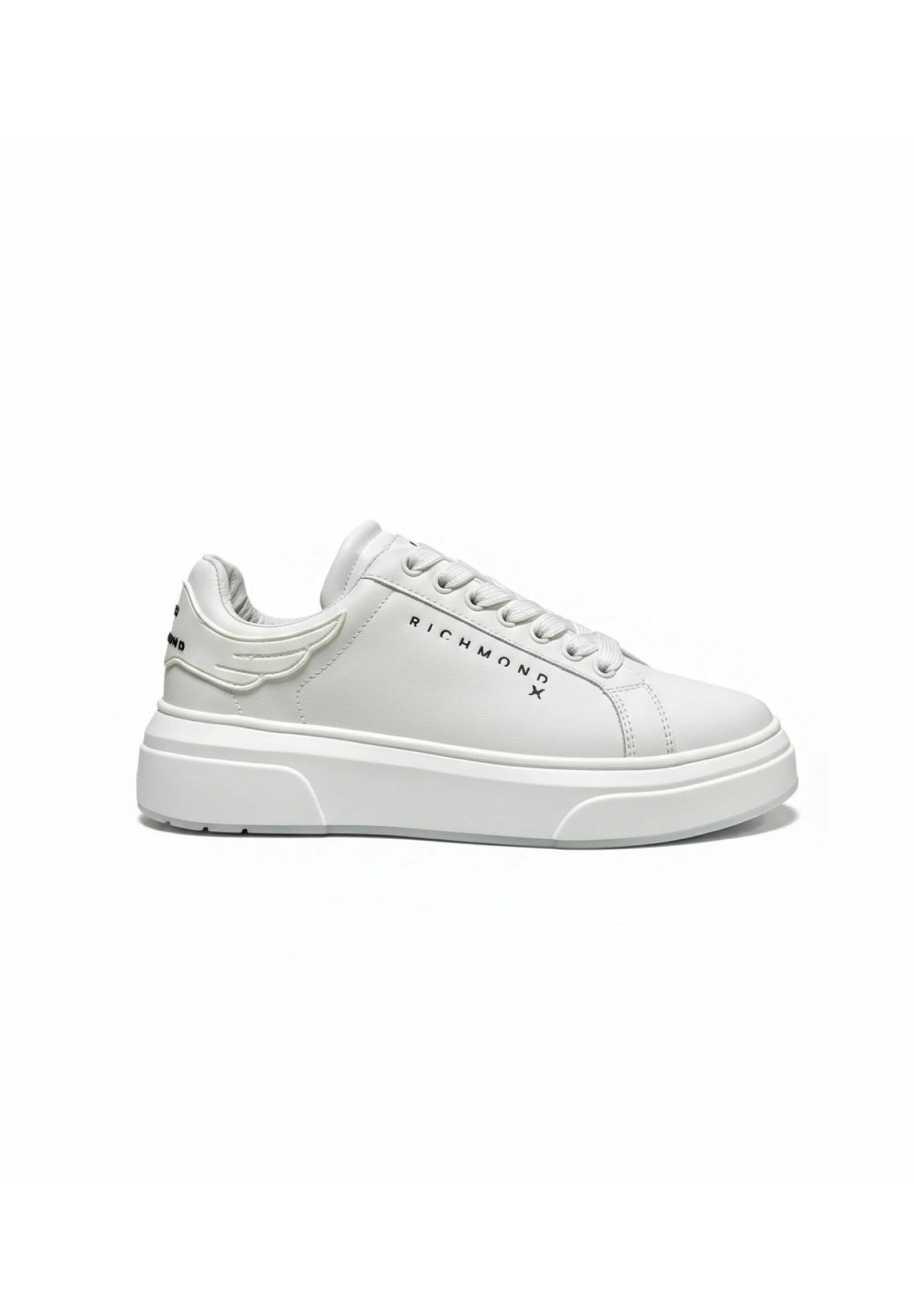 RICHMOND SCARPE SNEAKERS UOMO IN PELLE TOTAL WHITE BIANCO