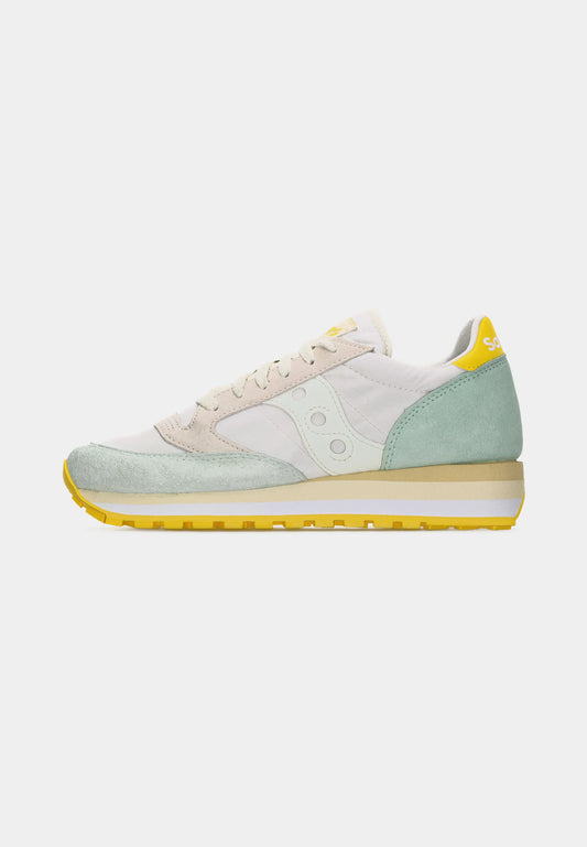 SCARPE SAUCONY JAZZ TRIPLE DONNA S60530-61 VERDE ACQUA BIANCO