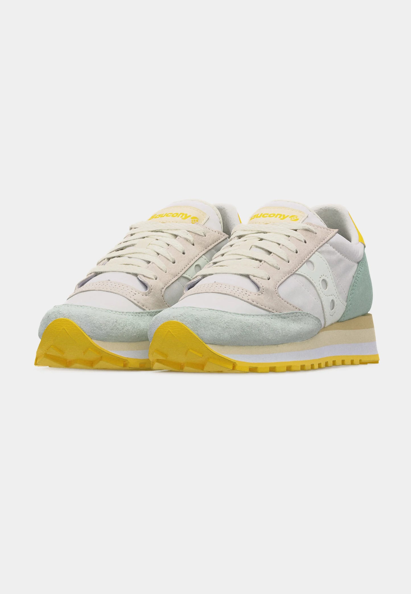 SCARPE SAUCONY JAZZ TRIPLE DONNA S60530-61 VERDE ACQUA BIANCO
