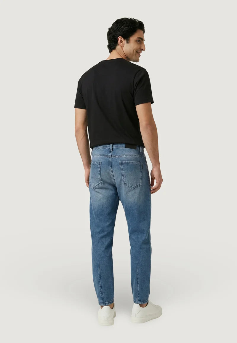 T-SHIRT UOMO US POLO ASSN MANICHE CORTE IN COTONE NERO