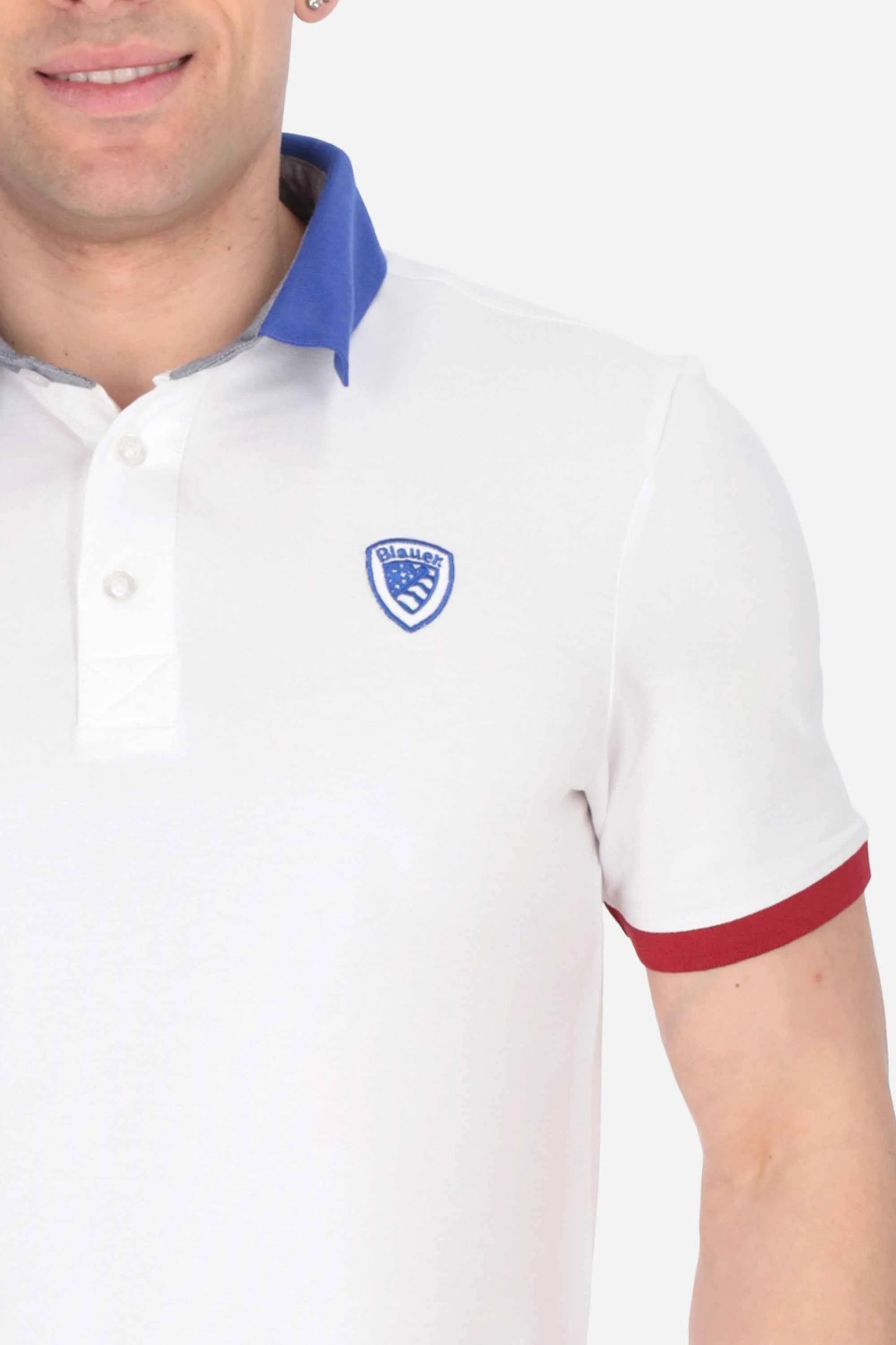 BLAUER POLO DABNEY 26SBLUT02304-007481 BIANCO 100