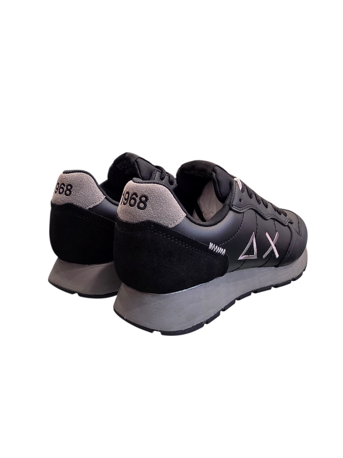 SUN 68 SCARPE Sneaker Tom Classic in pelle nero Z46103