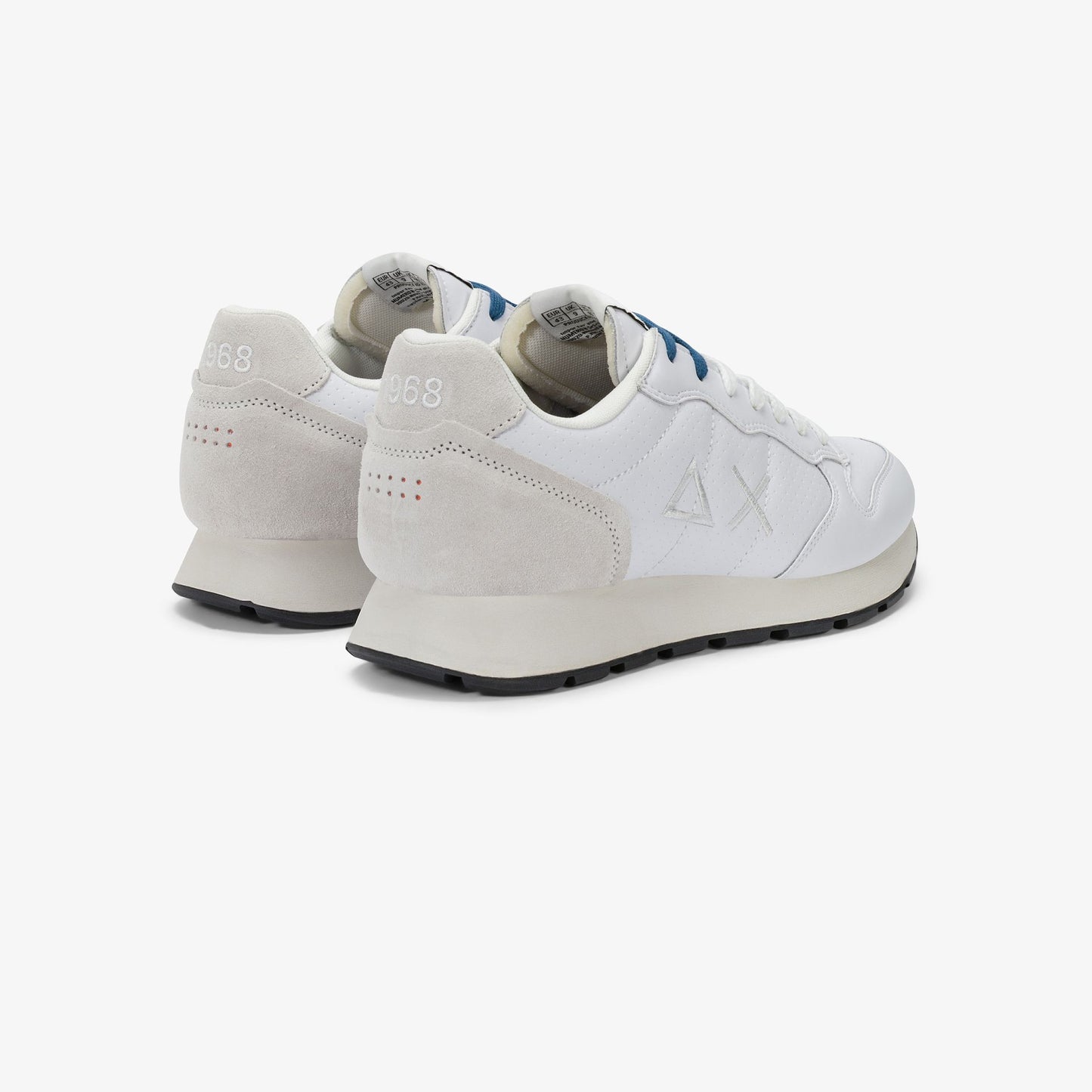 SUN 68 SCARPE Sneaker Tom Classic in pelle bianco