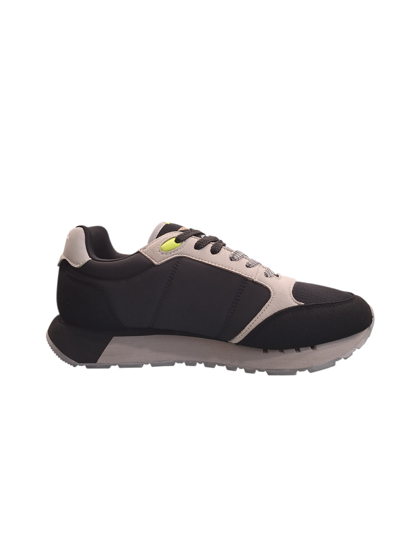 SCARPE UOMO AERONAUTICA MILITARE SNEAKERS RUNNIG FRECCE TRICOLORI NERO