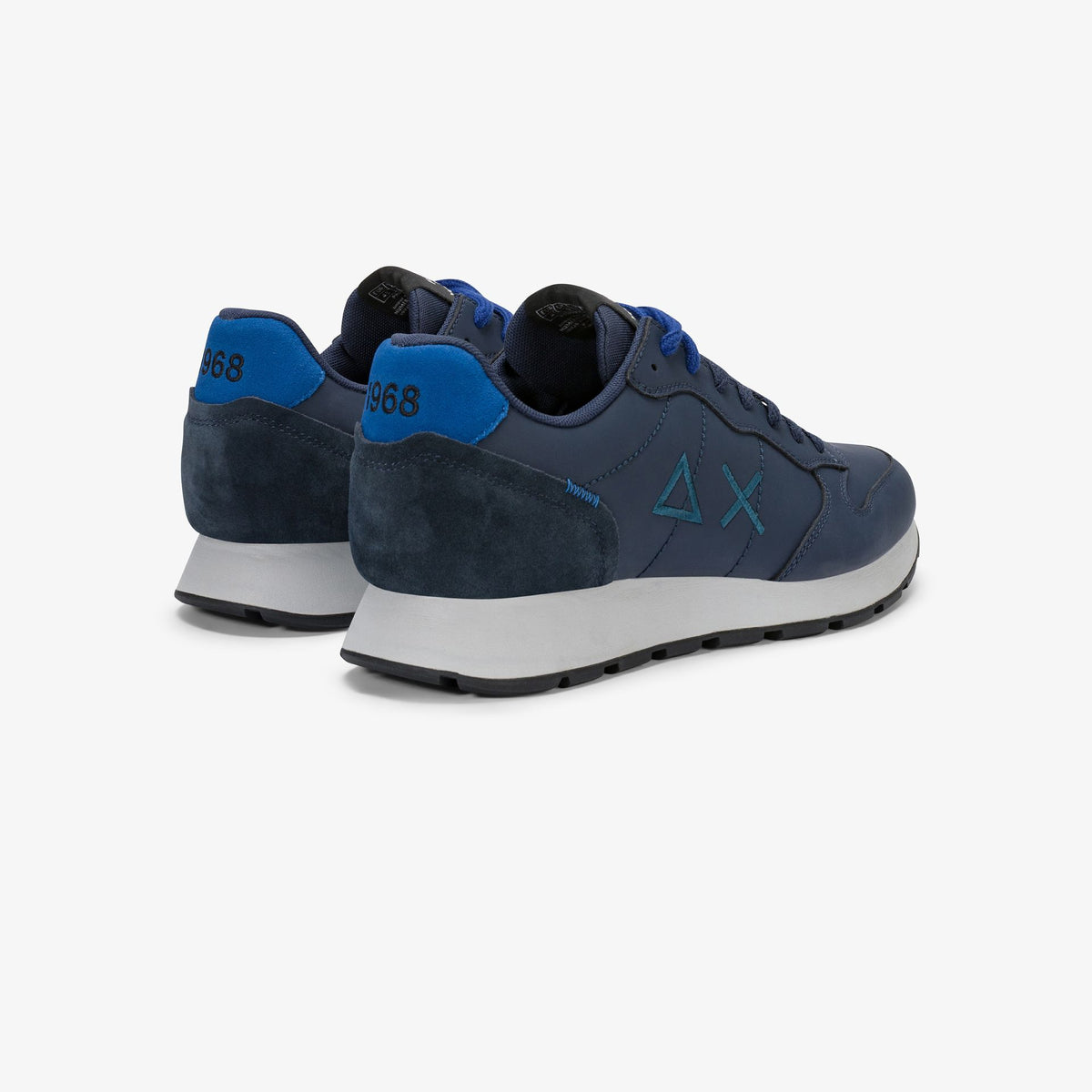 SUN 68 SCARPE Sneaker Tom Classic in pelle navy blue Z46103