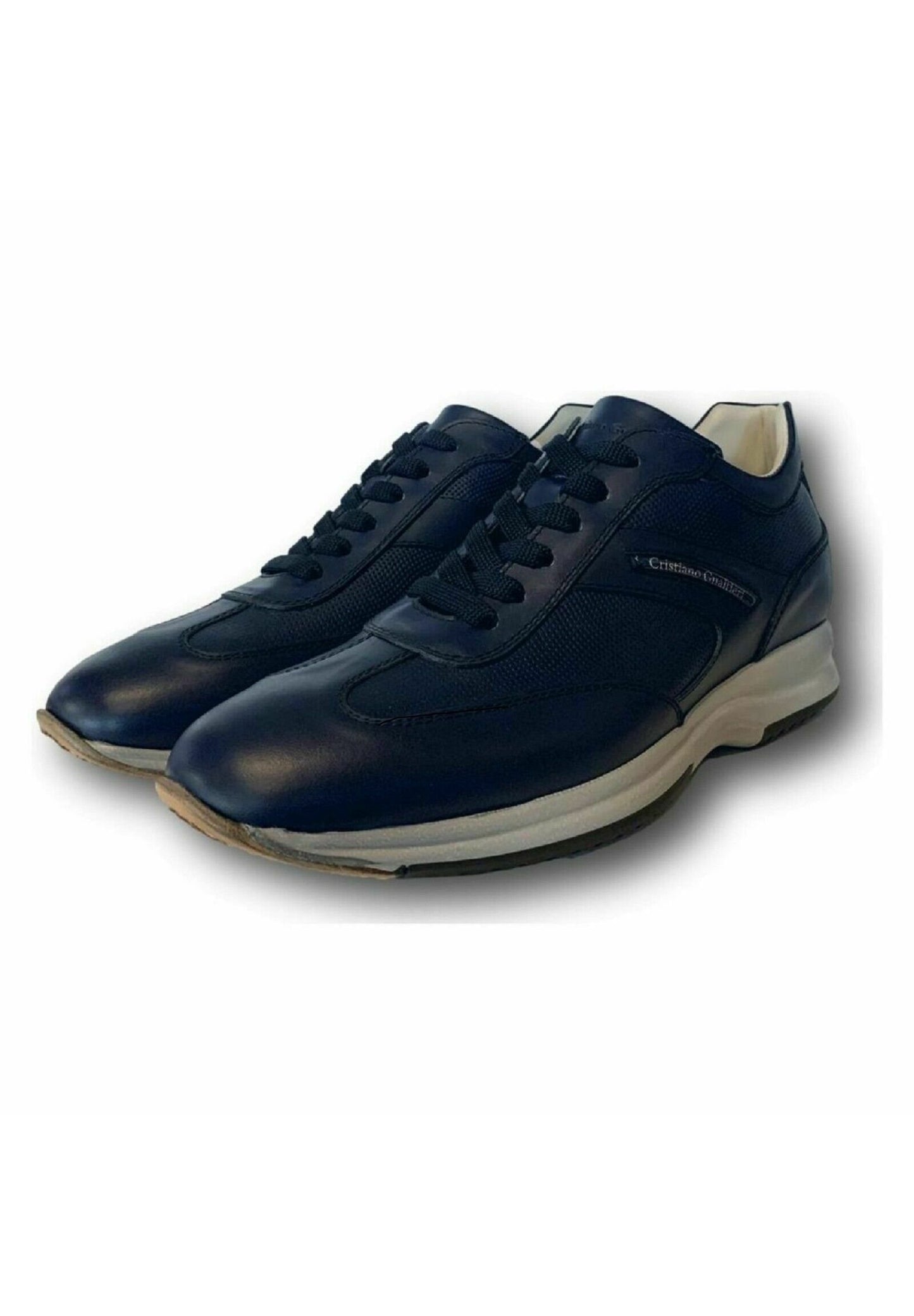 SCARPE CRISTIANO GUALTIERI BLU PELLE