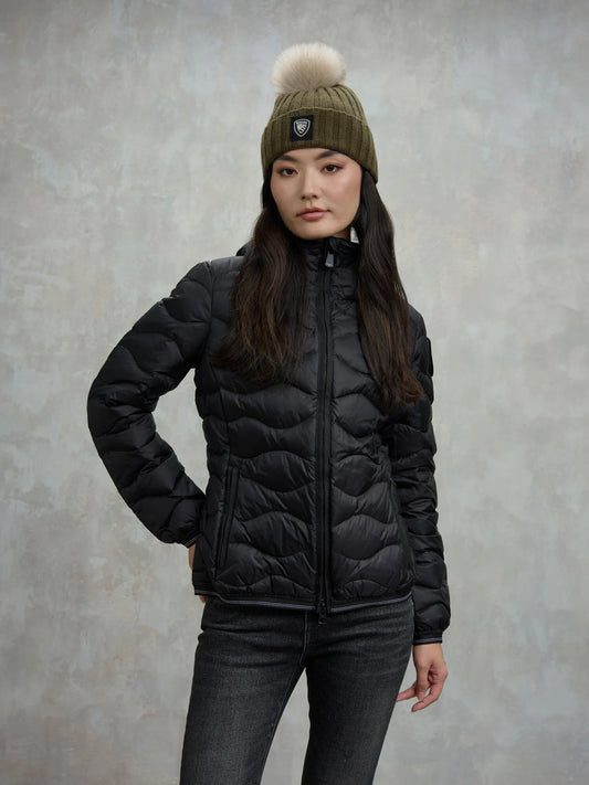 BLAUER PIUMINO AD ONDE CAMELIA 25WBLDC03095-006047 NERO 999