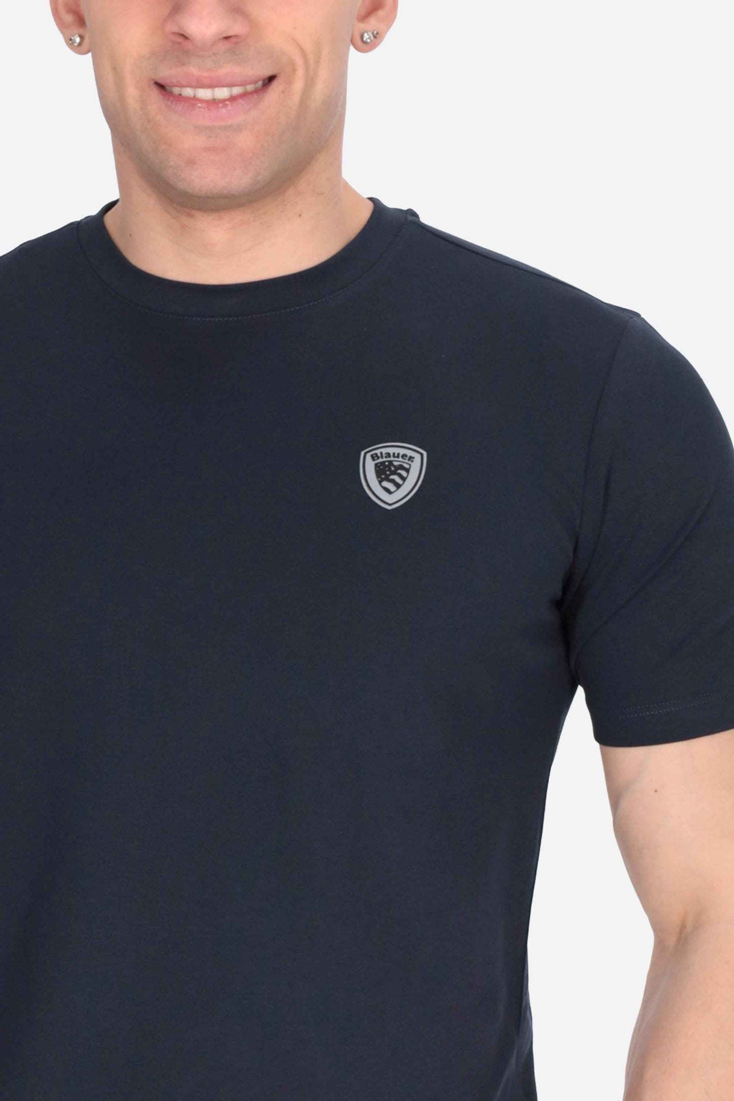 BLAUER T-SHIRT JAN 26SBLUH02065 006526 MEZZA MANICA BLU 888