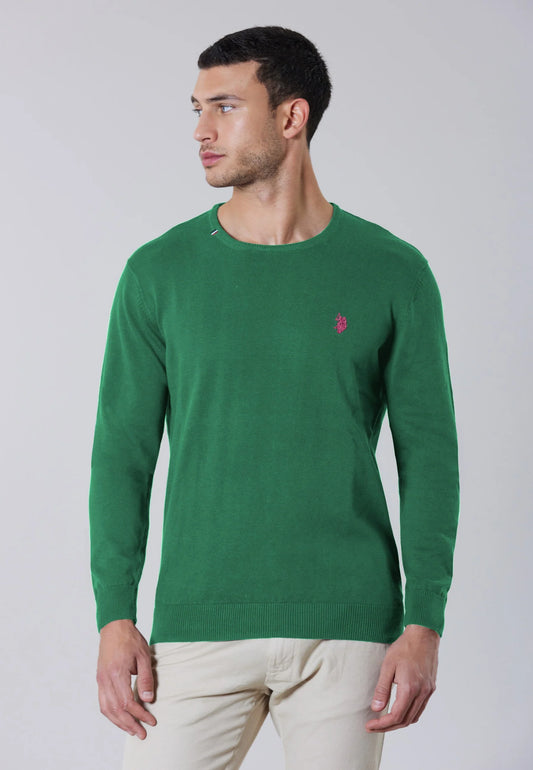 MAGLIONCINO US POLO ASSN GIROCOLLO IN COTONE
