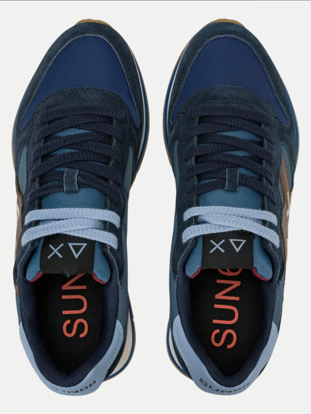 SUN 68 SCARPE Sneaker Jaki 2.0 Solid in nylon e suede Z46121