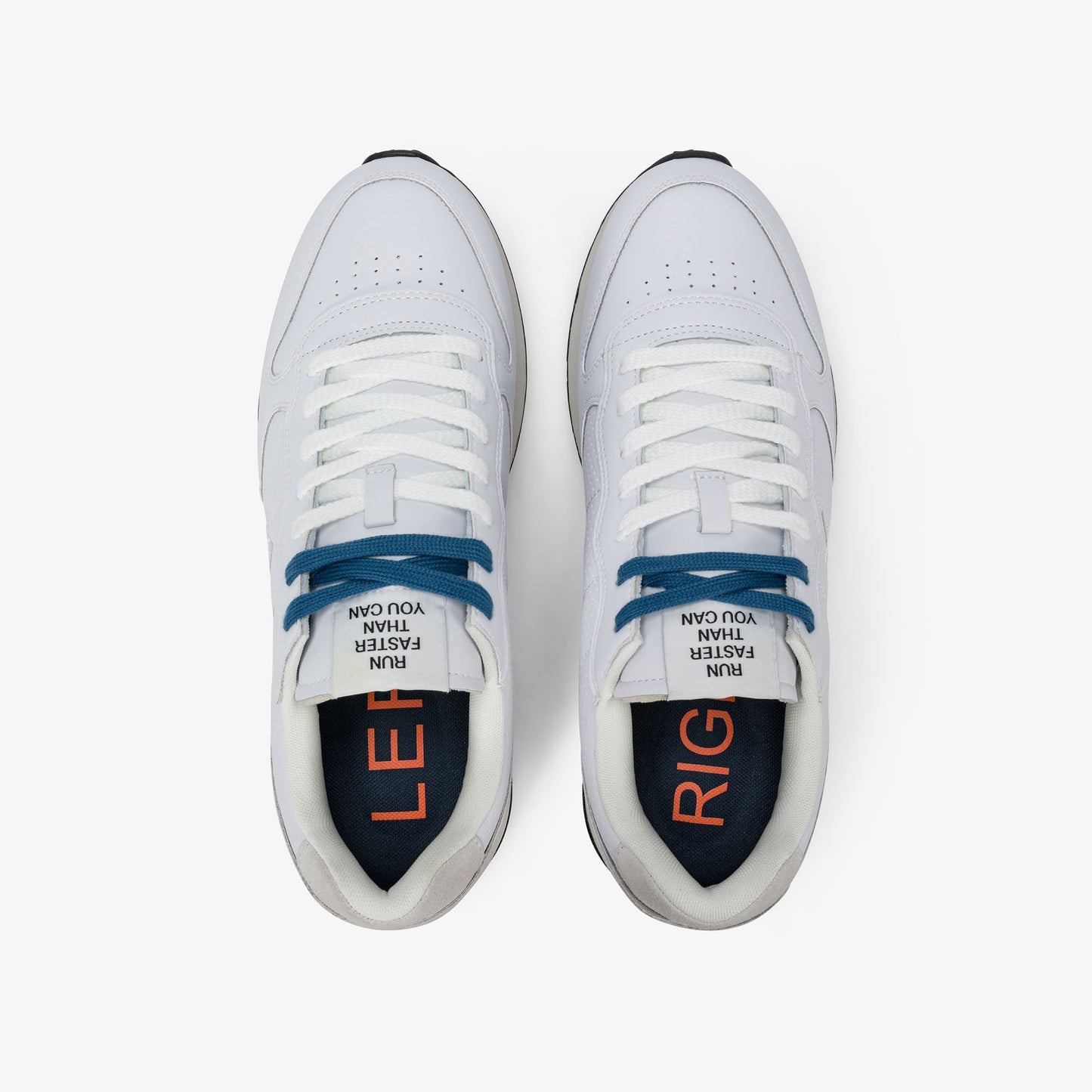 SUN 68 SCARPE Sneaker Tom Classic in pelle bianco