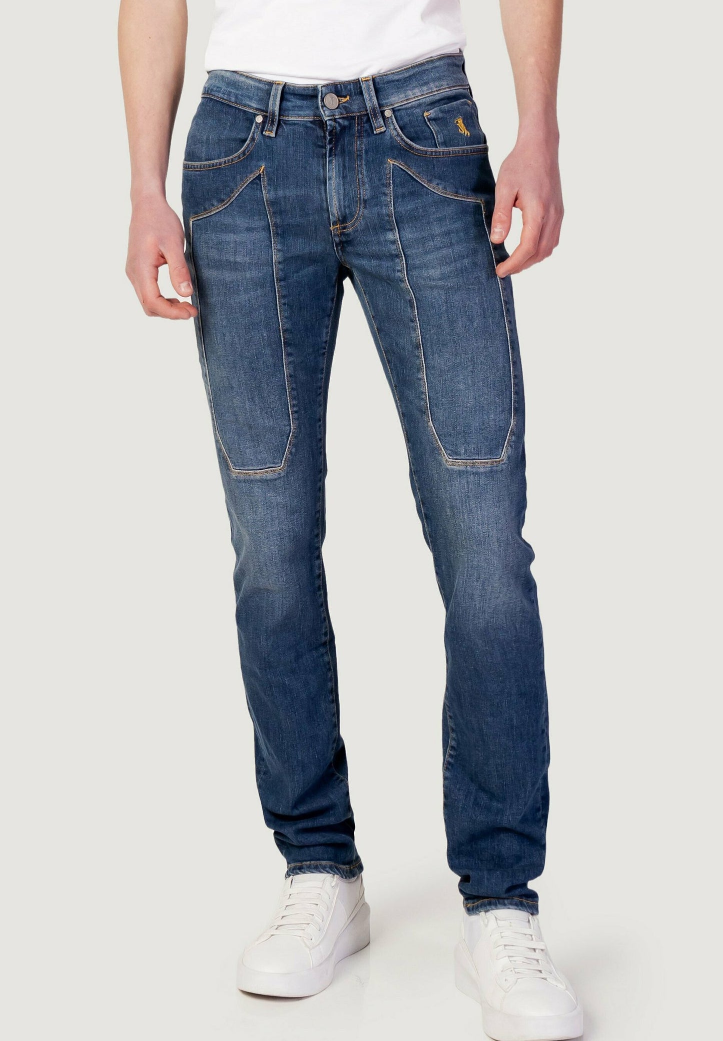 JECKERSON JEANS SLIM FIT DENIM CHIARO