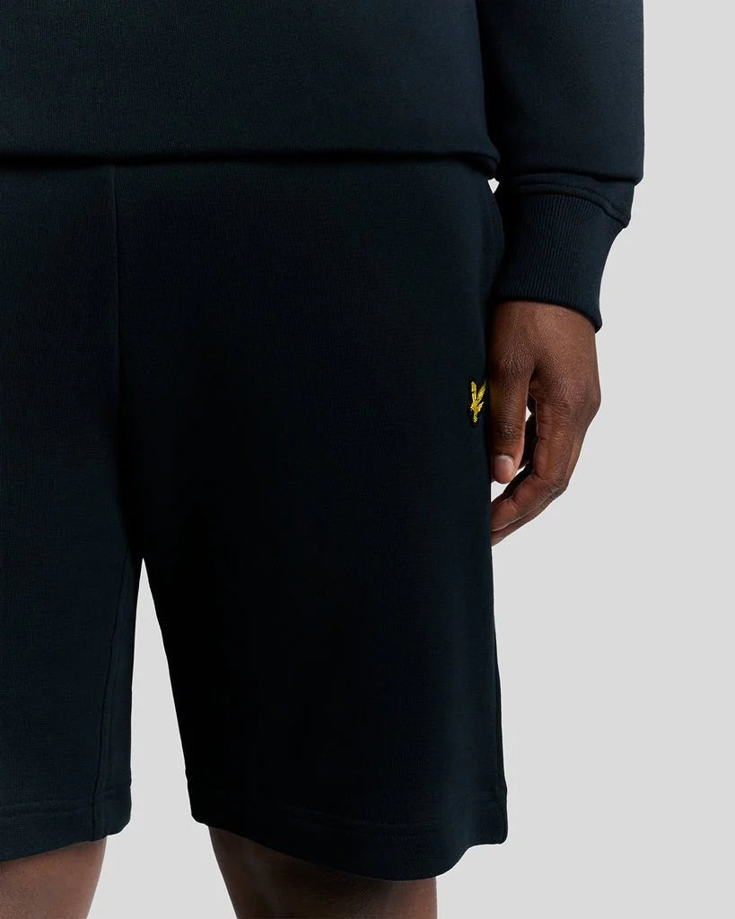 BERMUDA LYLE & SCOTT UOMO PANTALONCINI I FELPA COTONE BLU