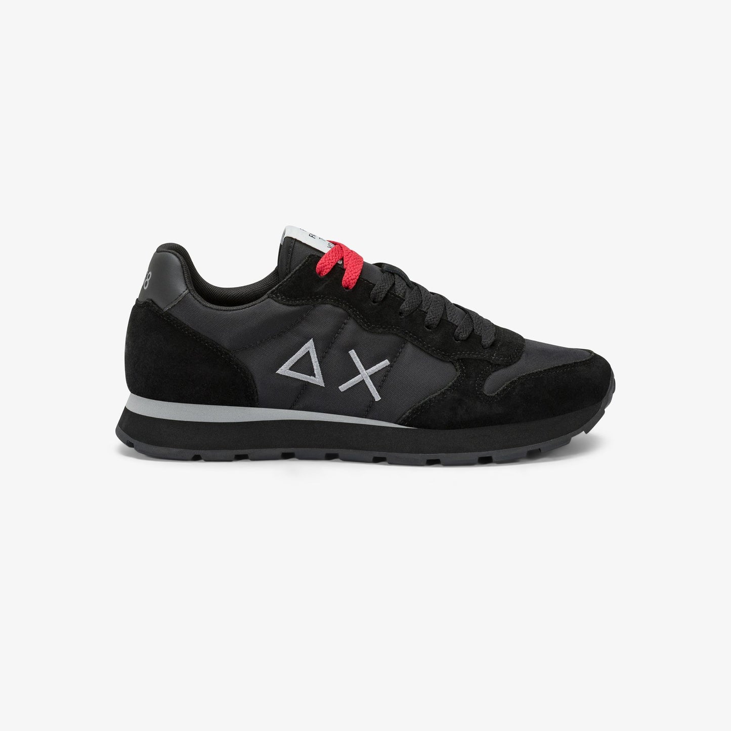 SUN 68 SCARPE Sneaker Tom in nylon e suede nero/nero inchiostro