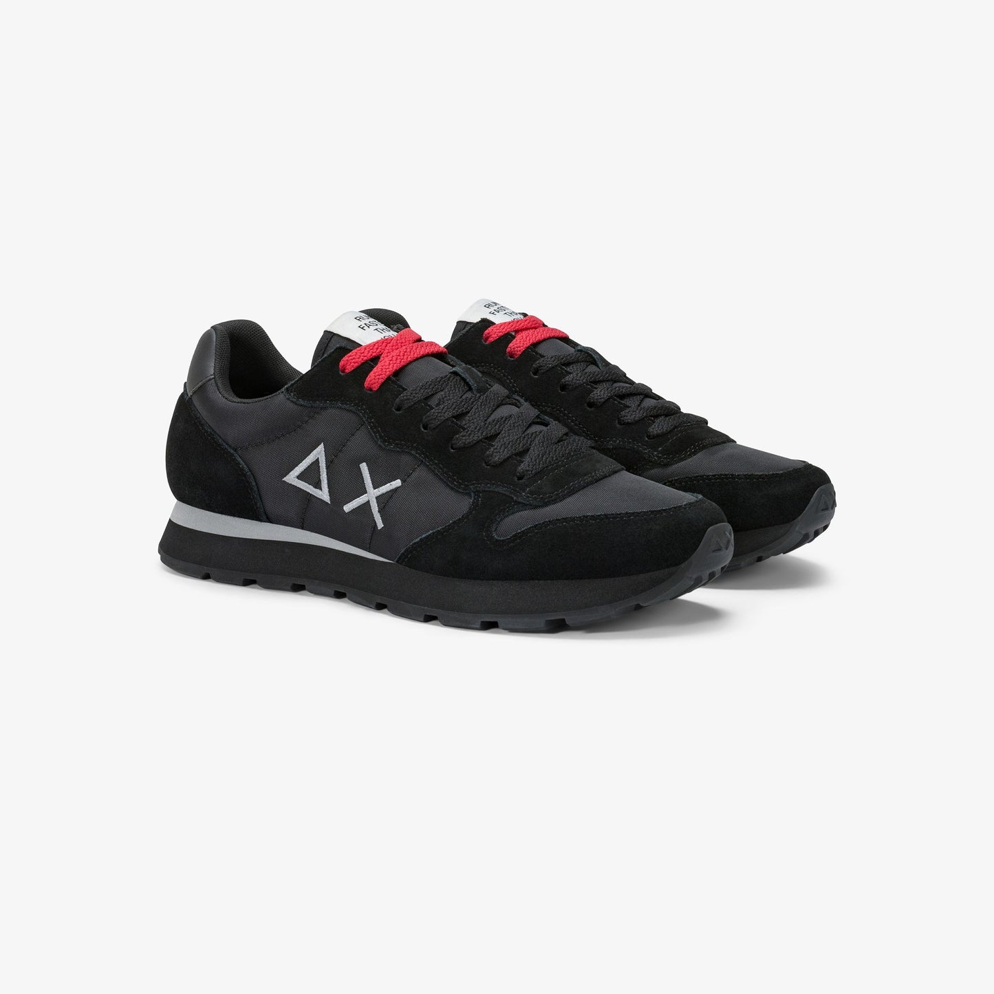 SUN 68 SCARPE Sneaker Tom in nylon e suede nero/nero inchiostro