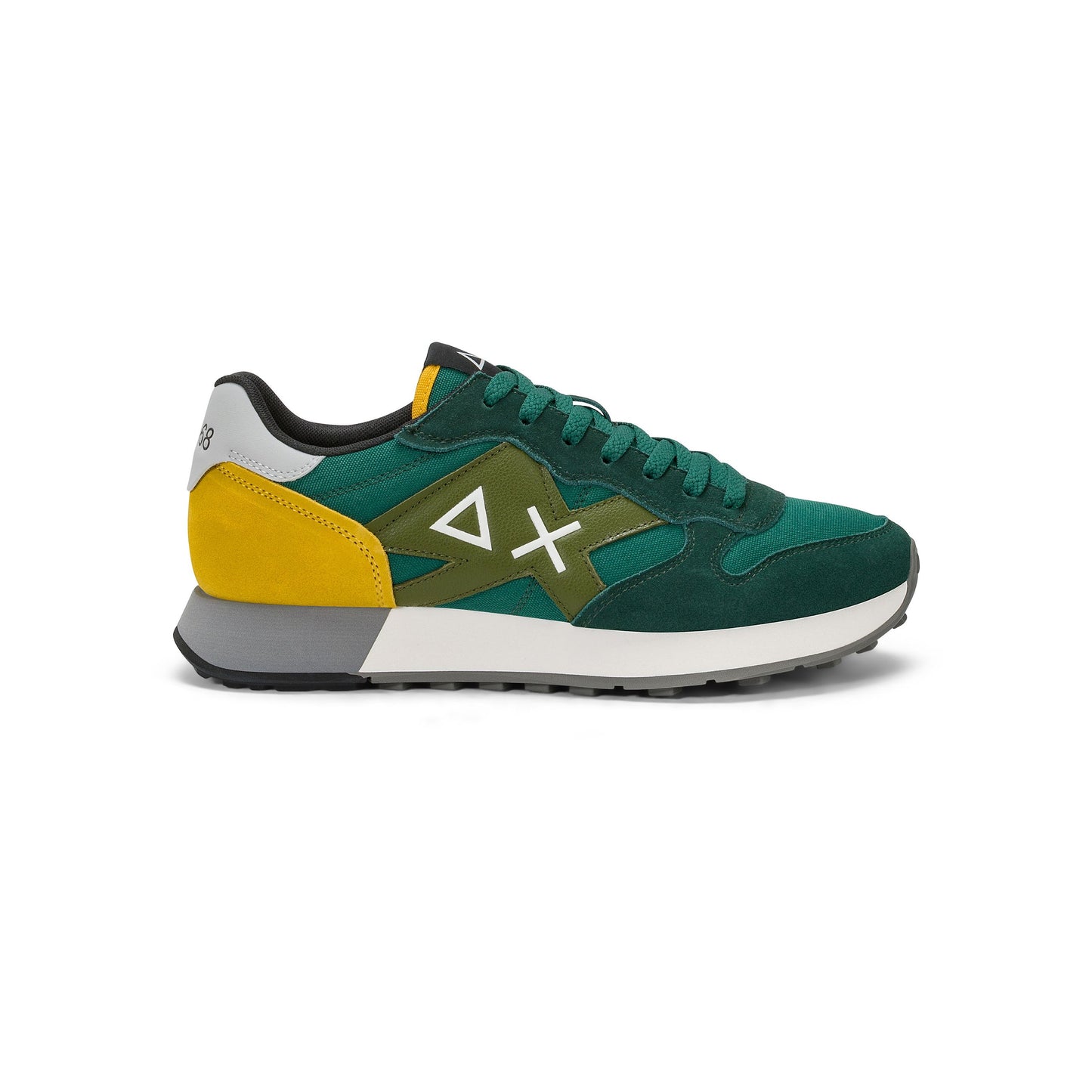 SUN 68 SCARPE Sneaker Jaki 2.0 Solid in nylon e suede Z46121