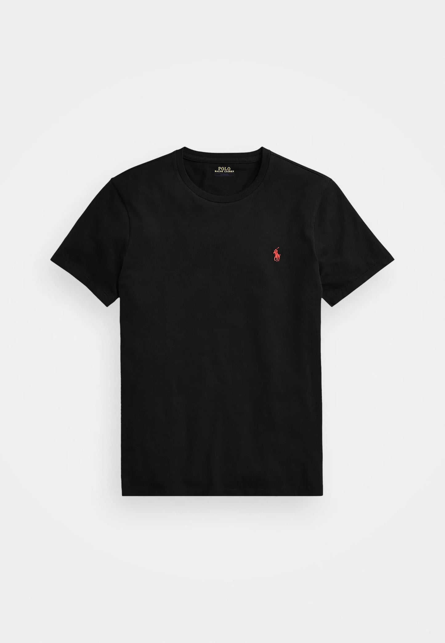 T-SHIRT RALPH LAUREN MAGLIETTA IN JERSEY CUSTOM SLIM FIT NERO