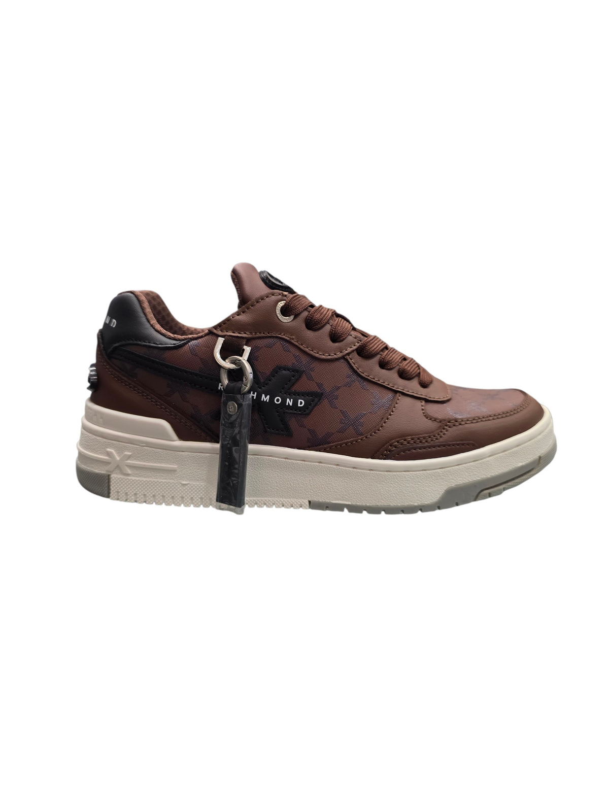 RICHMOND SCARPE SNEAKERS UOMO IN PELLE 32415 C MARRONE