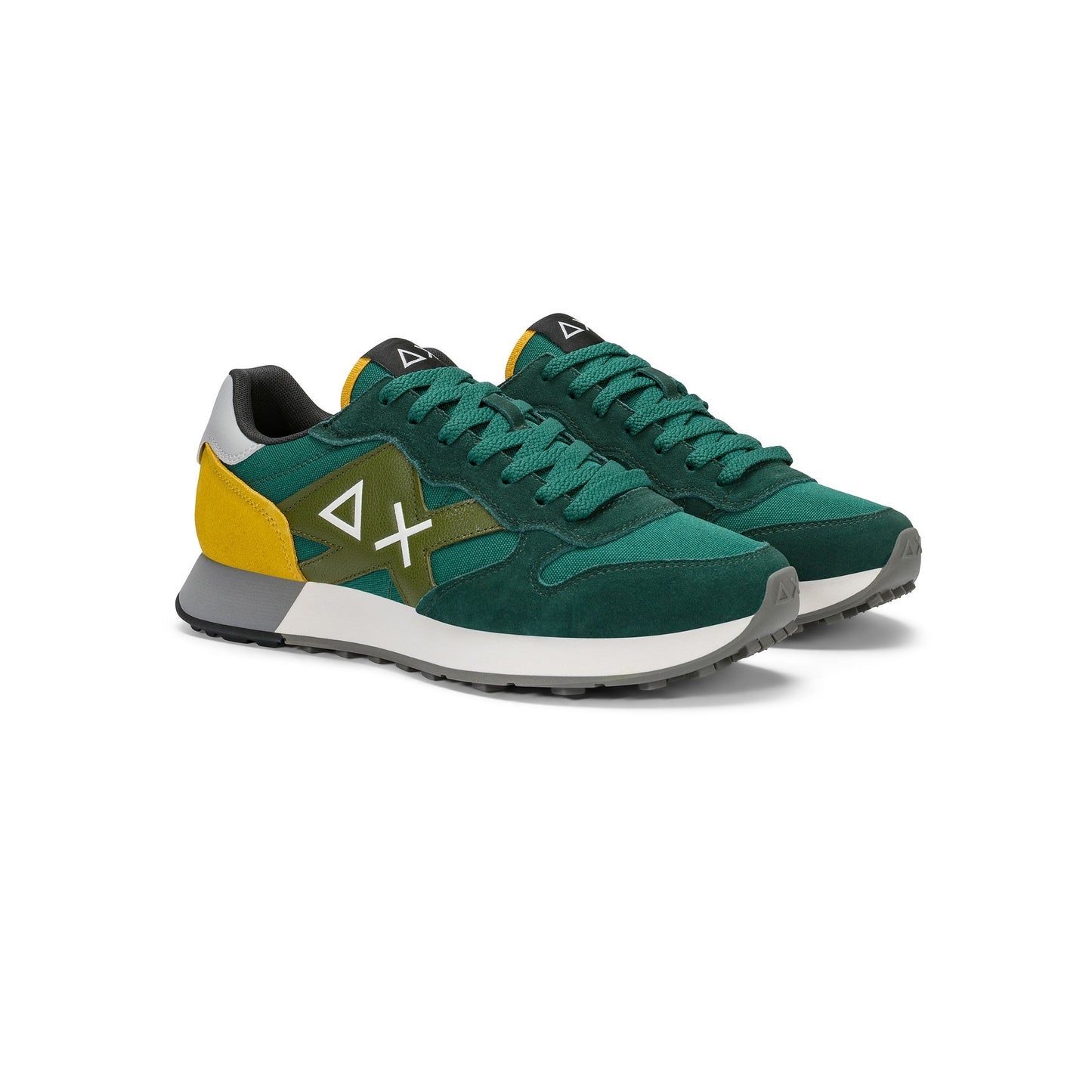 SUN 68 SCARPE Sneaker Jaki 2.0 Solid in nylon e suede Z46121