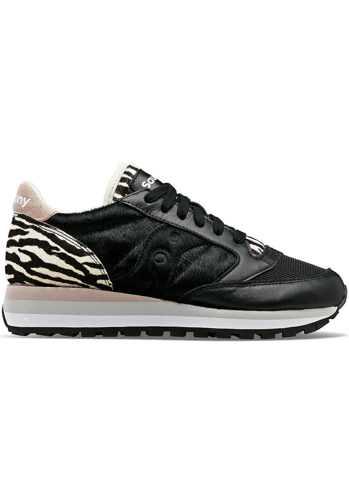 SCARPE SAUCONY JAZZ TRIPLE DONNA S60727-1 BLACK ZEBRA