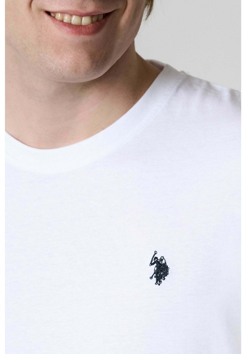 T-SHIRT US POLO ASSN GIROCOLLO JERSEY CON LOGO