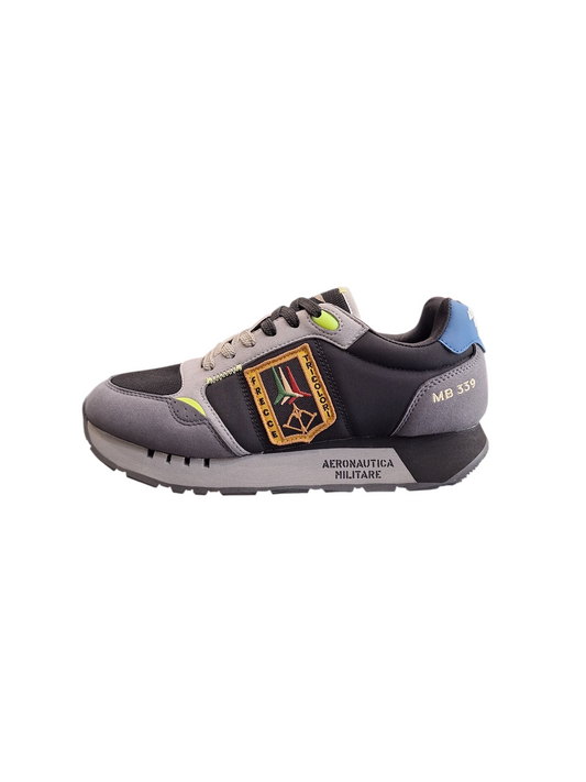 SCARPE AERONAUTICA MILITARE FRECCE TRICOLORI UOMO GRIGIO