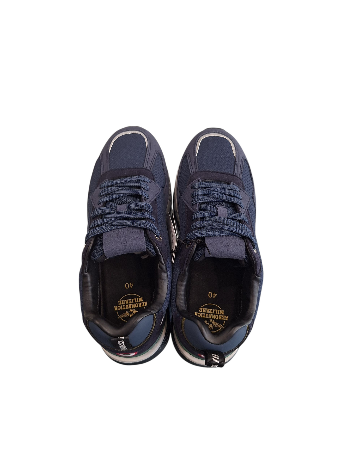 SCARPE AERONAUTICA MILITARE FRECCE TRICOLORI UOMO BLU PILOT